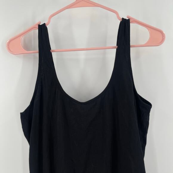 BOBI LOS ANGELES Tank Top SZ Medium Black Revolve NWT Cinch Waist Basic Capsule - Picture 6 of 11